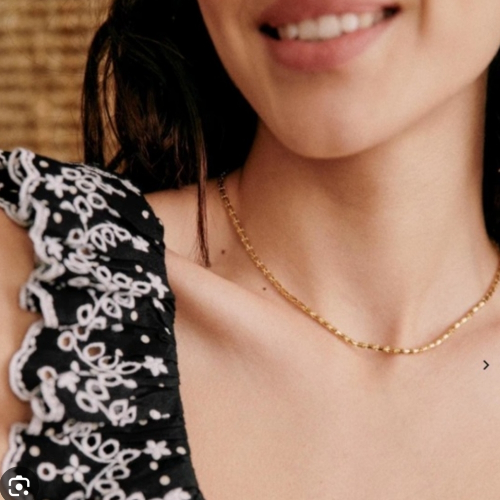 Sezane Irma chain gold necklace